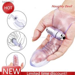 Sex Toy Masseur Clitoris Stimuler Masturbateur Féminin g Spot Massage Finger Sleeve Vibrator Jouets pour Femmes Boutique Produits Pour Adultes Nouveau L230518