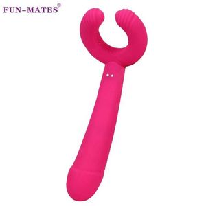 Masseur sexuel Masser à double tête pour hommes femmes toys clitoris g spot anal massage silicone stimulateur de stimulateur de bâton