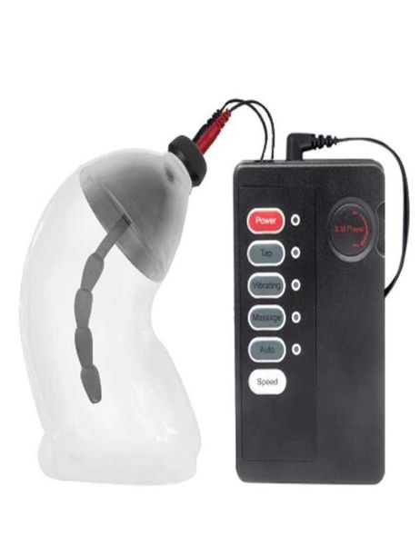 Toy jouet masseur électrique mâle de dispositif de pénis anneau d'extension électro stimulateur de choc stimulateur urétral pour les hommes9285789
