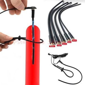 Juguete sexual, masajeador, Electro Shock, tapón para pene, anillo para pene, estimulación eléctrica, dilatador uretral, accesorios de masturbación masculina