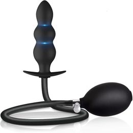 Sekspeelgoed Massager Go volwassen speelgoed uitbreidbare buttplug siliconen massager anus extender dilatador opblaasbare anale achtertuin