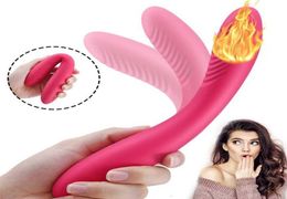 Sex Toy Massager Verwarming Vibrators Dildo voor vrouwen GSPOT Clitoris Stimulator Volwassen producten Vrouwelijke masturbatie Toy6741844