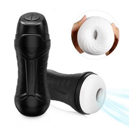 seksspeeltje stimulator Hi wing mannen clip zuig mute volautomatische onderdruk vliegtuig cup masturbator voor penistraining