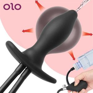 Seksspeeltje Massager Opgeblazen Anale Plug Klysma Speelgoed voor Vrouwen Mannen Squirt Vagina Cleaner Pomp Prostaat Anus Dilatator Volwassen 18