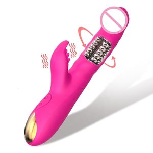 Masseur de jouets sexuels ISO BSCI USB USB Charging imperméable Clit Thursting Vibrator Stimulation Massage Dildo Femme Women Sex Toys