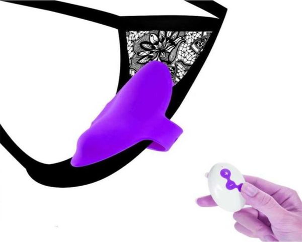 Sex Toy masseur basse télécommande sangle invisible sur culotte portable vibrateur jouets pour femme adulte chatte clitoridienne Stimulato9105893