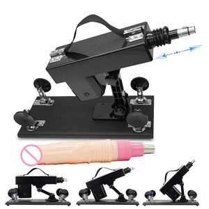 Machine de massage automatique pour hommes et femmes, jouet sexuel, pistolet de pompage, gode vibrateur, succion, jeux d'amour pour Couple