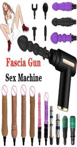Sex Toy Masseur Machine Orgasme Pieu Vibrateur Gode Jouets Fascial Pistolet Muscle Relax Corps Massage Accessoires Femmes Masturbation Dev4471751