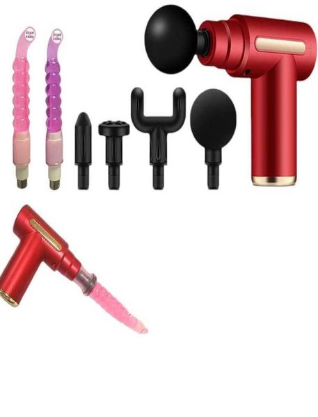 Juguete sexual, máquina masajeadora, juego de orgasmo, vibrador, consolador, juguete para mujeres, pistola fascial, relajación muscular, accesorios de masaje corporal, Masturbat7507991