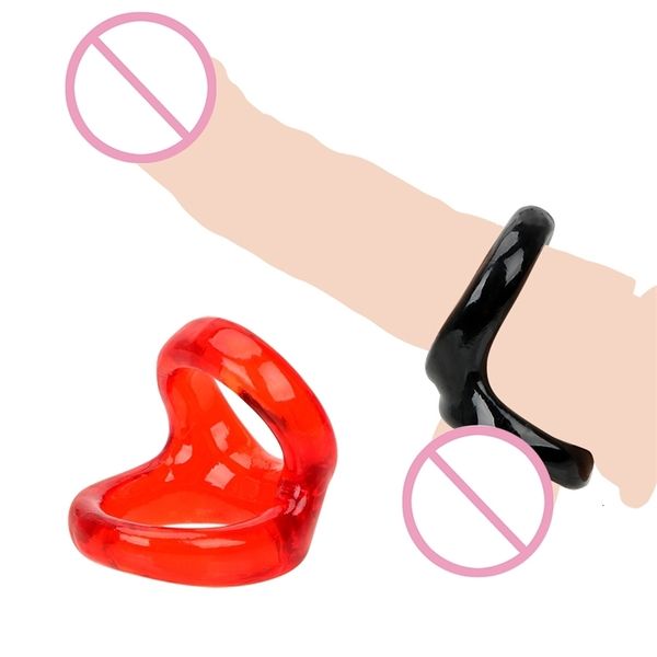 Sex toy masseur ceinture de chasteté masculine anneaux de pénis retarder l'éjaculation coq jeux pour adultes jouets pour hommes produits érotiques