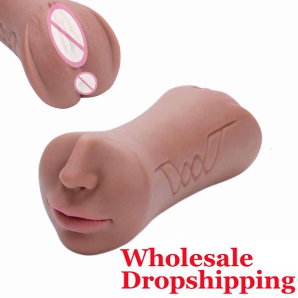 Juguete sexual masajeador copa masculina Garganta Profunda juguete Oral para adultos ano goma Sexy Vaginal Artificial mamada juguetes para hombres