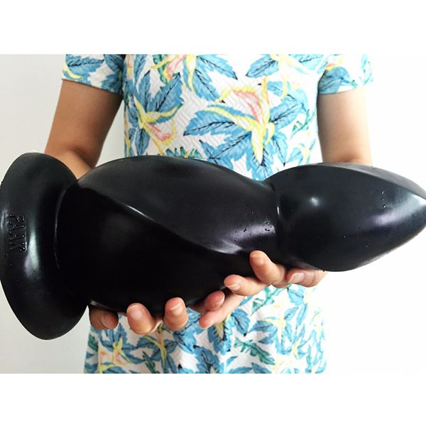 Sex Toy Massager Masaje Big Anal Plug Material de PVC Largo 31 cm Consolador Juguetes sexuales para hombres Expansión Ano Masturbación Adulto Gay Insertar T5IZ