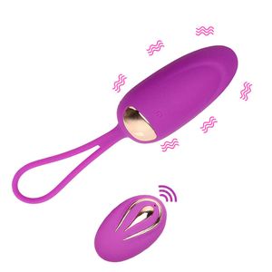 Sex Toy Massager Artículos de Masaje 12 Velocidades Estimulador de Clítoris Control Remoto Inalámbrico Huevo Vibrador a Prueba de Agua USB Recargable Juguetes Sexy para Mujeres DNWY