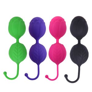 Sex toy masseur boules de kegel en silicone médical vibrateur vaginal jouets sexuels bolas chinas boule de vagin serrer l'aide amour geisha ben wa produits