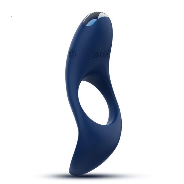 Juguete sexual Masajeador Hombres Juguetes Anillo Vibrador para Pene Masculino Masaje Testicular Estimulación del Clítoris Pareja Vibrando Juntos Recargable