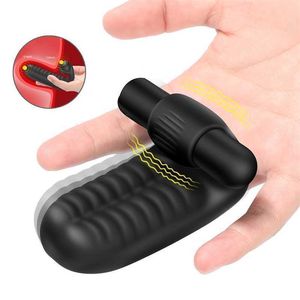 Jouet sexuel masseur Mini vibrateurs de doigt pour femmes orgasme stimulateur de Clitoris point G femme vagin masturbateur érotique lesbienne