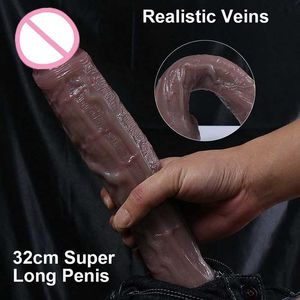 Sekspeelgoed Massager Nieuwe Skin Super Long Realistische enorme dildo Soft Big Penis Suction Cup volwassenen Strapon Anal Shop voor vrouw Lesbisch