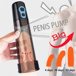 Seksspeeltje Massager Penis Vacuümpomp Cock Enhancement Erectie Elektrische Pennis Pompen Masturbator Volwassen Goederen voor Mannen