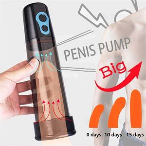 Seksspeeltje Massager Penis Vacuümpomp Cock Enhancement Erectie Elektrische Pennis Pompen Masturbator Volwassen Goederen voor Mannen