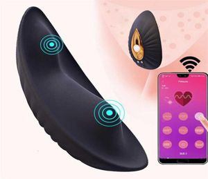 Juguete sexual Masajeador Vibrador portátil para bragas Huevo vibrante invisible Estimulador del clítoris 10 modos Juguetes para mujer Aplicación Bluetooth Wireles4503586