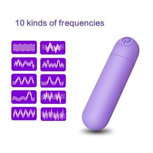 Sex Toy Massager Krachtige Bullet Vibrator voor vrouwen Clitoris Stimulator Mute Dildo Vibrators USB Oplaadbare volwassen speelgoed