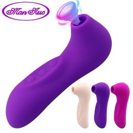 Seksspeeltje Massager Krachtige Clit Sucker Vibrator Tong Vibrerende Tepel Zuigen Pijpen Clitoris Stimulator Etotic voor Vrouwen Masturbator