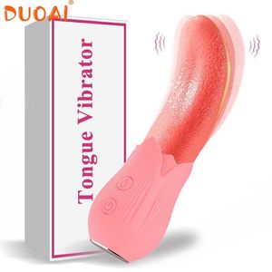 Sex Toy Masseur Puissant Langue Léchage Rose Vibrateur Femelle 10 Modes g Spot Clitoris Stimulateur Mamelon Mini Clitoris Jouets pour Femmes