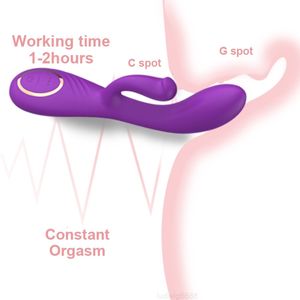 Masajeador de juguetes de sexo Ranyang Vibrador al por mayor para mujeres Erotic G Spot consolador lésbico juguetes para adultos rosa lujo suave púrpura impermeable