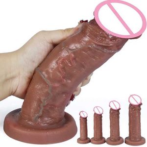 Seksspeeltje Massager Realistische dildo Siliconen Zacht Groot Volwassenen Speelgoed voor Vrouwen Zuignap Grote anaalplug Vaginale kleine penis Masturbators Geschenk