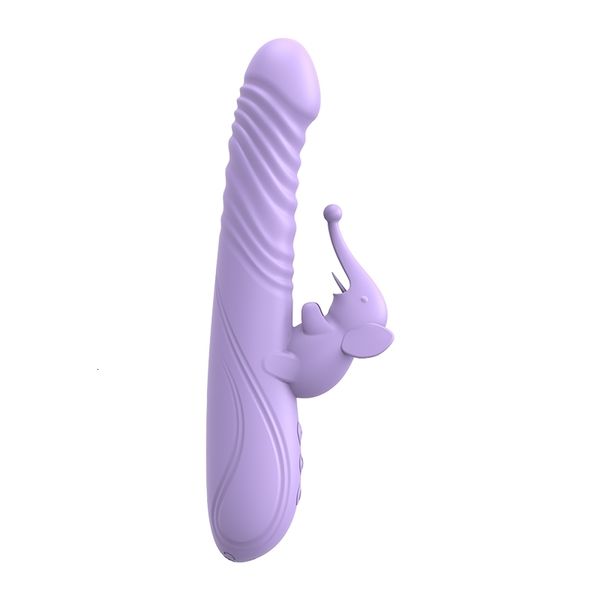Juguete sexual Masajeador Consolador realista con elefante Estimulación del clítoris Punto G Ventosa flexible Pene artificial Juguetes masturbadores femeninos