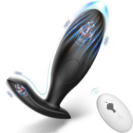 Jouet sexuel masseur télécommande vibrateur Anal jouets sans fil pour femmes cul gode masseur de Prostate hommes Buttplug Gay