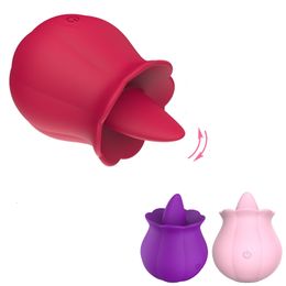 Jouet sexuel masseur Rose langue léchage vibrateurs pour femmes amélioré jouets féminins lécher mamelon Clitoris Stimulation Masturbation