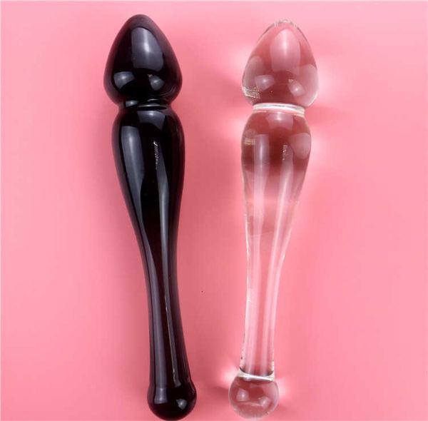 Sex toy masseur ventes de pénis en verre jouets féminins bâtons de masturbation anale adultes