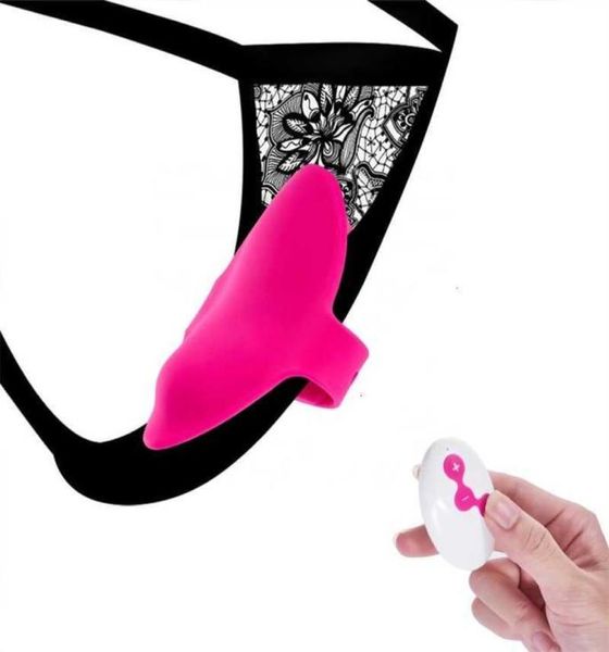 Masajeador de juguetes sexuales Venta de control remoto inalámbrico Estimulador del clítoris Usable Panti Vibrador Juguetes para mujeres Vibrador de mariposa6504186