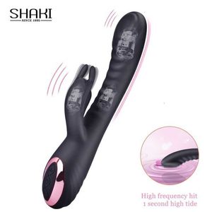 Seksspeelgoed Massager Shaki G-Spot Dildo konijn Vibrators die vibrerende vagina stimulator bereiken Vrouwelijke masturbator clitoris speelgoed voor vrouwen