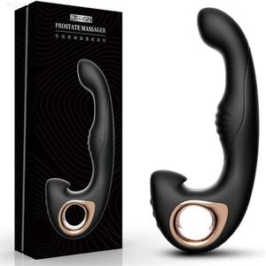 Seksspeeltje stimulator Winkel Kietelen Prostaat Massager Vibrator Verwarming Vibrerende Butt Plug10 Snelheid Vinger Anale Masturbatie Speelgoed Voor Mannen Gay