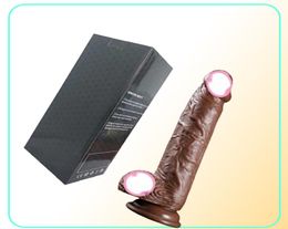 Sex Toy Massager -riem op realistische dildo's voor vrouwen Big Dick Toys enorme dildo penis met Suction Cup Gay Lesbian Adult Products1769000