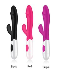 Sexe jouet masseur style G Spot Femmes Pussy Massage Silicone Rabbit Dildo Vibrateur électrique Vaginal pour Toys6041064