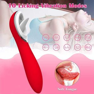 Sex toy masseur langue lécher vibrateur réaliste oral léchage jouets femme masturbation mamelon clitoris stimulation double extrémités utilisation produits
