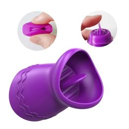 Seksspeeltje Stimulator Tong Likken Sucker Vibrator Lederen Case Tepel Clitoris Stimulator Vrouwelijke Masturbator Accessoires Speelgoed Anale Penis