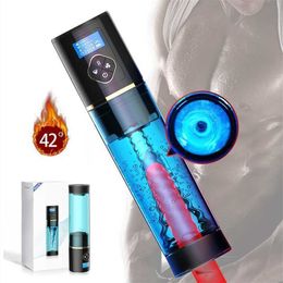 Seksspeeltje Massager Speelgoed voor mannen Penis Waterbad Elektrische pomp Vacuümvergroting Enhancer Vertragingstraining met Spa Zuigen