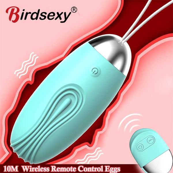 Sex Toy Masseur Jouets pour Femme Télécommande Sans Fil 10 Vitesses Oeufs Vibrants Stimulateur de Clitoris Boule de Massage Vaginale Vibromasseur G-Spot