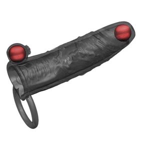 Juguete sexual, masajeador, extensión vibratoria para hombres, consolador reutilizable, vibrador, manga de anillo para pene, tienda para adultos, juguetes para parejas