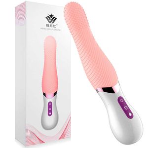 Sex toy masseur VIEZ simulé langue chauffant bâton vibrant balançoire pour femmes Sexy produits de sexe pour adultes