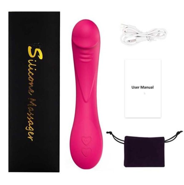 Juguete sexual Masajeador Vagina entera Juguete Punto g Empuje Pequeño Consolador Vibrador Adulto para mujeres Hombre Pene1965834