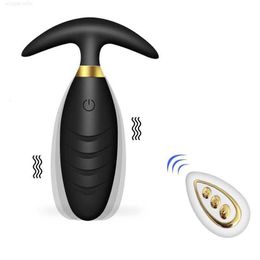 Seksspeeltje stimulator Draadloze anale vibrator Speelgoed voor vrouwen Mannen Buttplug Prostaat Massager Afstandsbediening Vrouwelijke ulaes Gay
