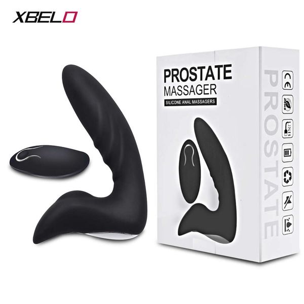 Juguete sexual masajeador inalámbrico con Control remoto, masajeador de próstata masculino, tapón Anal, vibrador, juguetes para hombres, mujeres, parejas y adultos 18