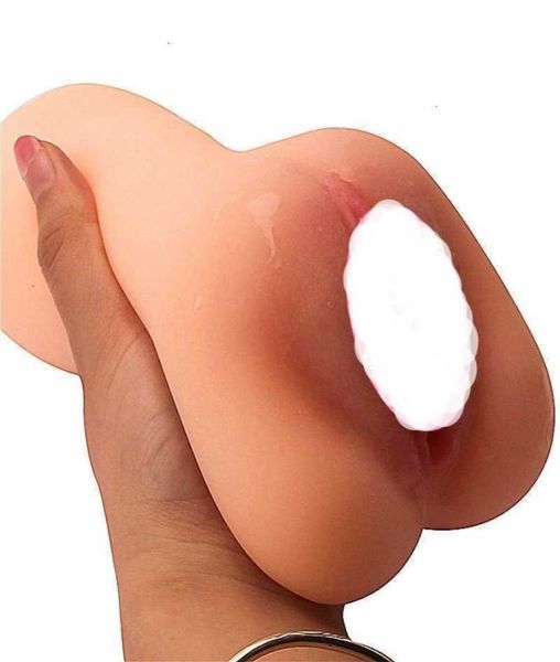 Juguete sexual Masajeador Mujeres y Goma Masturbación masculina Taza de vagina Hombre Masturbador Coño artificial Culo Toy6152015