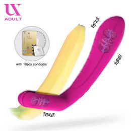 Seksspeelgoed nxy vibrators mannelijke en vrouwelijke penis vagina vibrator stimulator 3 konijnenmotor seks speelgoed g-spot siliconen clitoris massager volwassen paar 0112 8gqx