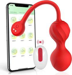 Sex Toy Panty Aistelu Wearable Vibrator met app langeafstand afstandsbediening voor g-spot clit stimulatie oplaadbaar vibrerend slipjes Vibrador HQGN